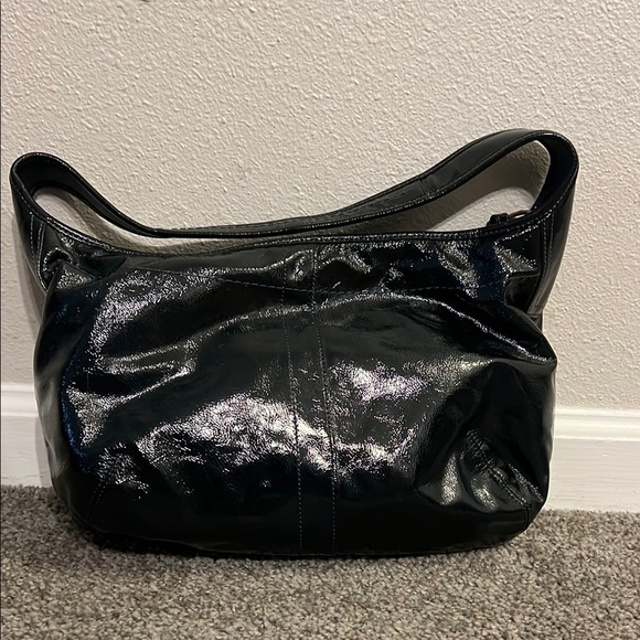 Coach Ego Black Patent Bag - Picture 3 of 6